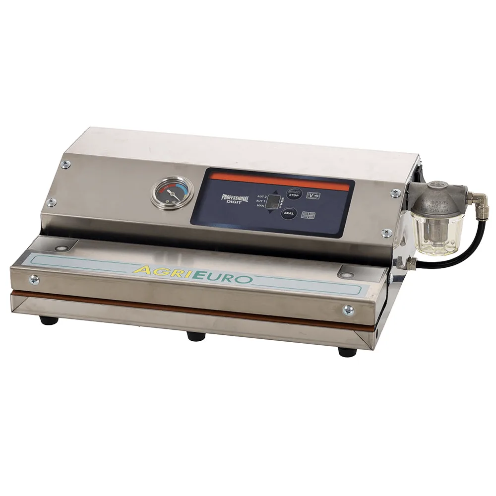 Machine sous vide en acier Euro 370 INOX - Barre de soudure de 37 cm