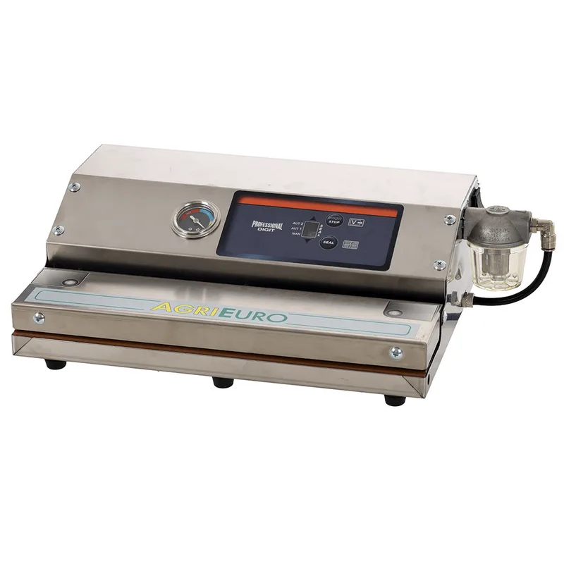 Machine sous vide en acier Euro 370 INOX - Barre de soudure de 37 cm
