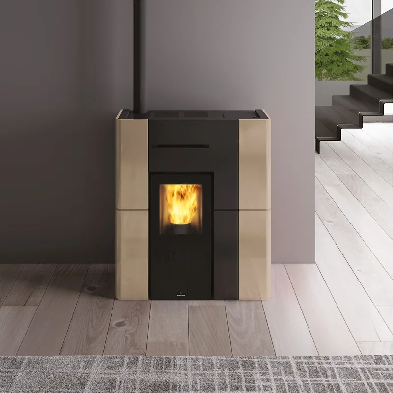 Edilkamin Blade H 15 Evo poêle à granulés hydro céramique beige