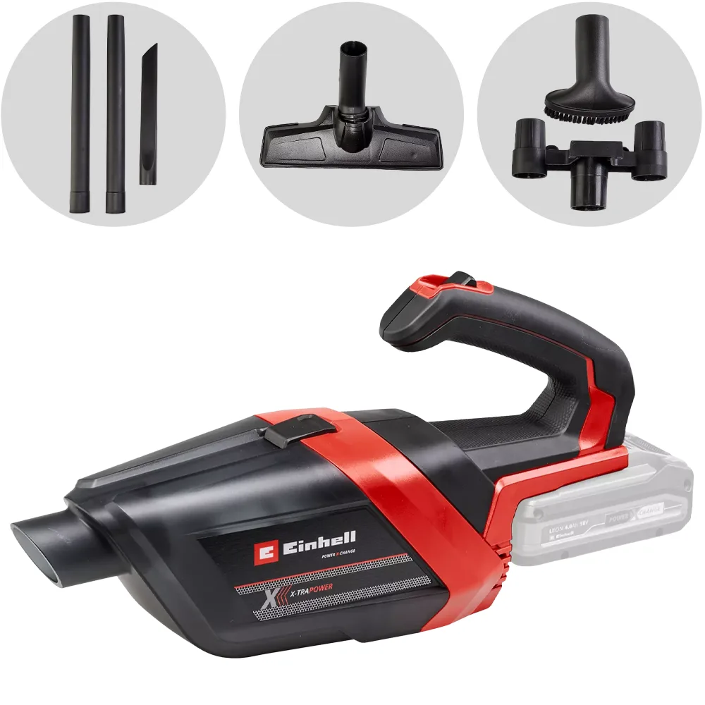 Einhell te-hv 18/06 Li - Solo - Aspirateur à main à batterie - 18 V - sans batterie et chargeur