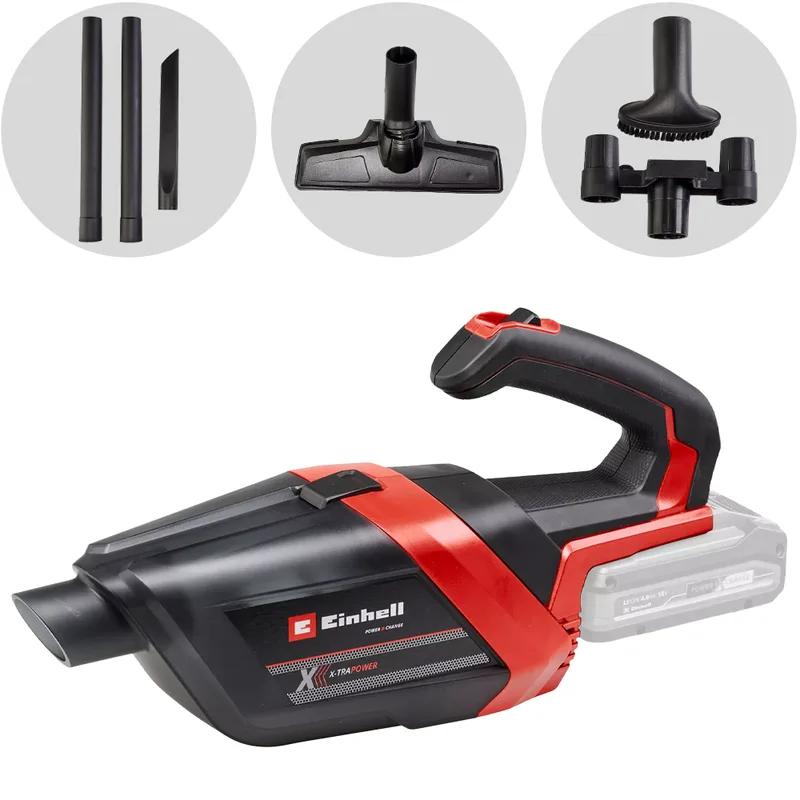 Einhell te-hv 18/06 Li - Solo - Aspirateur à main à batterie - 18 V - sans batterie et chargeur