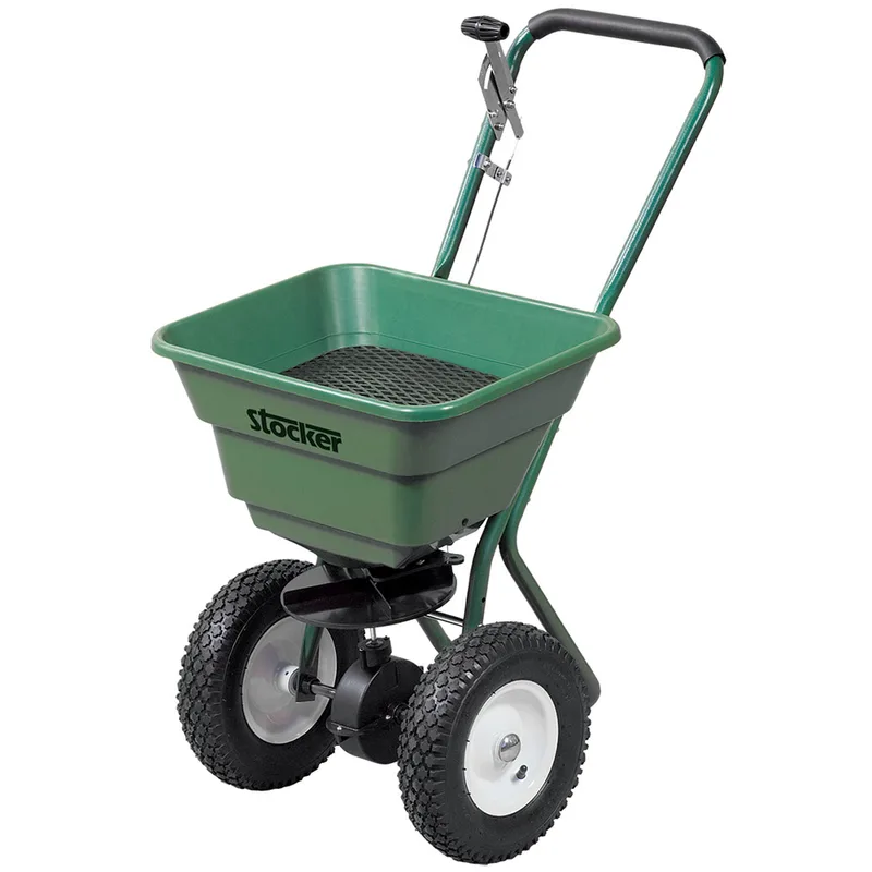 Stocker 3907 - Semoir à poussée manuelle - Épandeur d'engrais - Capacité 60 l