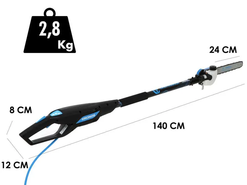 Campagnola Kronos - Perche élagueuse sur perche fixe en carbone de 60 cm - Line 58