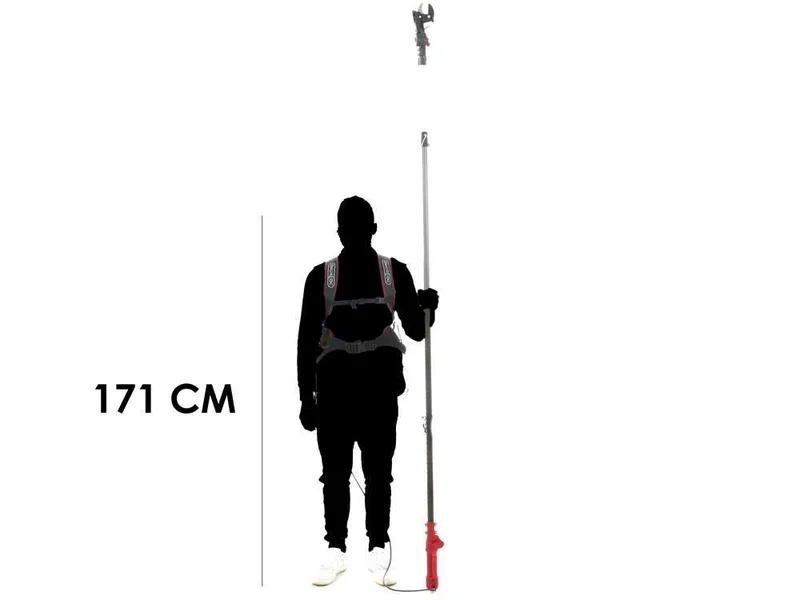 Archman HELIUM+ - Sécateur électrique de taille sur perche 265 - 415 cm - 37V 8.7Ah - Diamètre de coupe 35 mm
