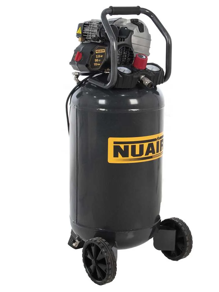 Nuair FU 227/10/50V - Compresseur d'air électrique portatif monophasé - Moteur 2 CV - 50 L