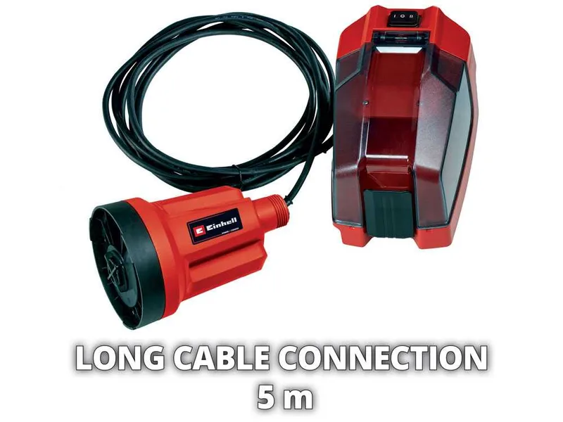 Einhell GE-SP 18 LL Li - Pompe immergée pour eaux claires - 18V 5.2Ah et chargeur