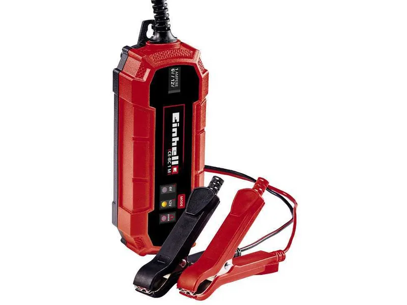 Einhell CE-BC 1 M - 6/12V - Chargeur de batterie et mainteneur de charge - max 32 Ah
