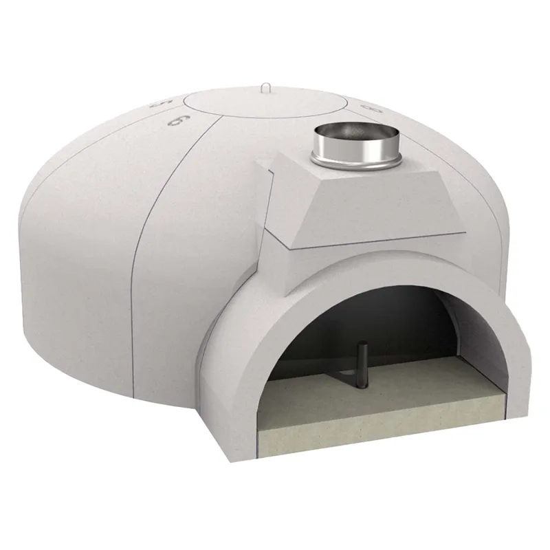 Edilmark FP 120N - Four à bois encastrable avec plan de cuisson Ø 120 cm - Capacité cuisson 8 pizzas