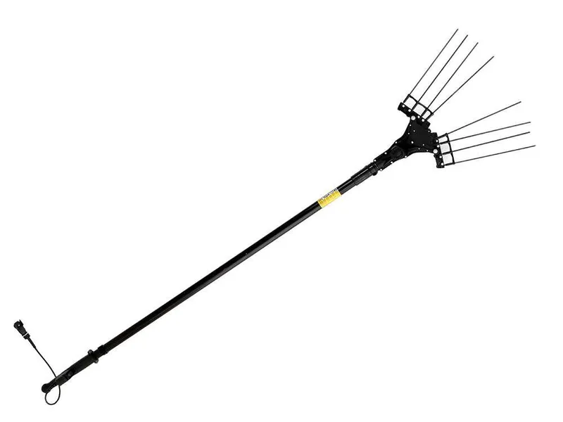 Peigne vibreur électrique à batterie Zanon Karbonium EVO AL 300/K - 210/340 - Perche télescopique
