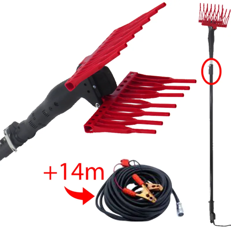 GeoTech Olive Picker 400 EVO - Peigne vibreur électrique à batterie 190-280 cm - perche télescopique