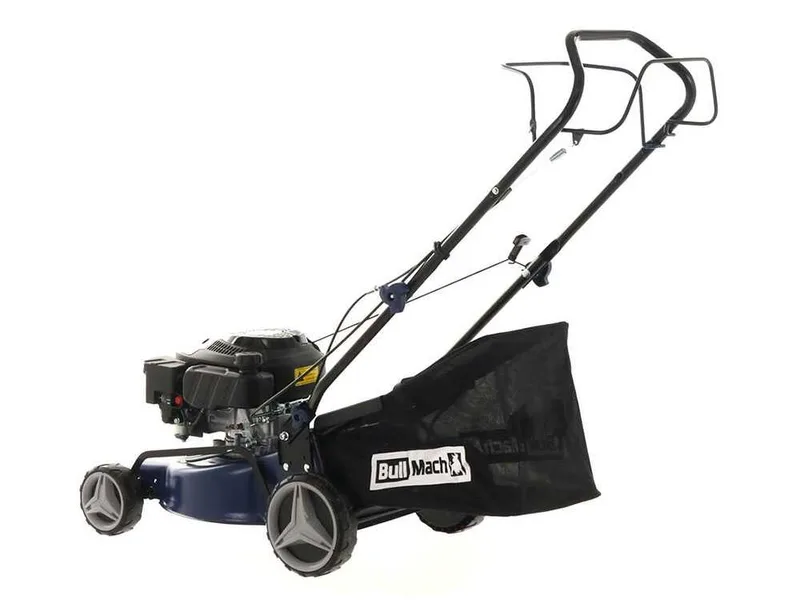 BullMach PARIS - 40 IS - Tondeuse à gazon thermique tractée - Moteur thermique 4HP - Coupe 40 cm