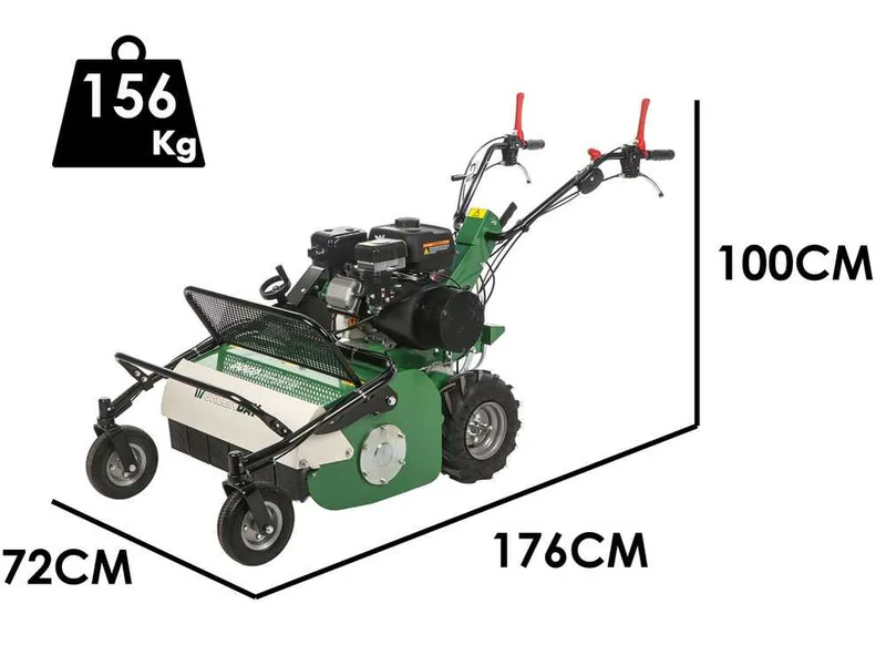 GreenBay DOGO 60-85 W - Tondeuse débroussailleuse professionnelle à couteaux - Loncin LC175F-2