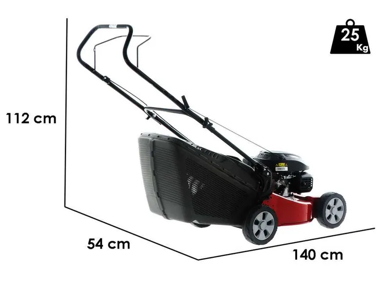 Tondeuse thermique à poussée CASTELGARDEN XC 43 CG - Coupe de 41 cm