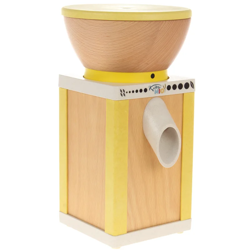 Komo KoMoMio Jaune - Moulin à farine en hêtre avec meules en pierre - 360W