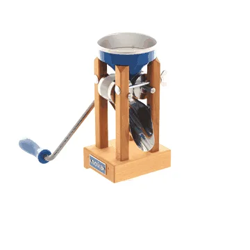 Eschenfelder Novia nb1200 aluminium bleu 150g - Floconneuse manuelle avec rouleaux en acier inoxydable