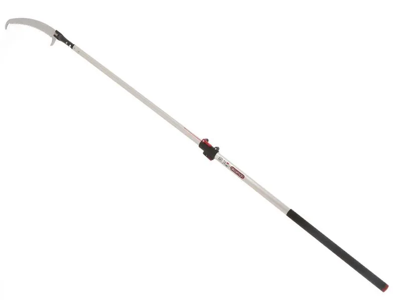 Scie courbée de 430 mm sur perche télescopique ovale en aluminium de 2 mt Archman Art. 25+109