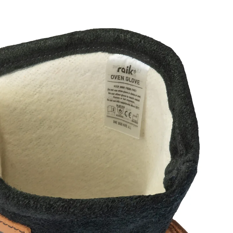Raik Gant de four en cuir véritable