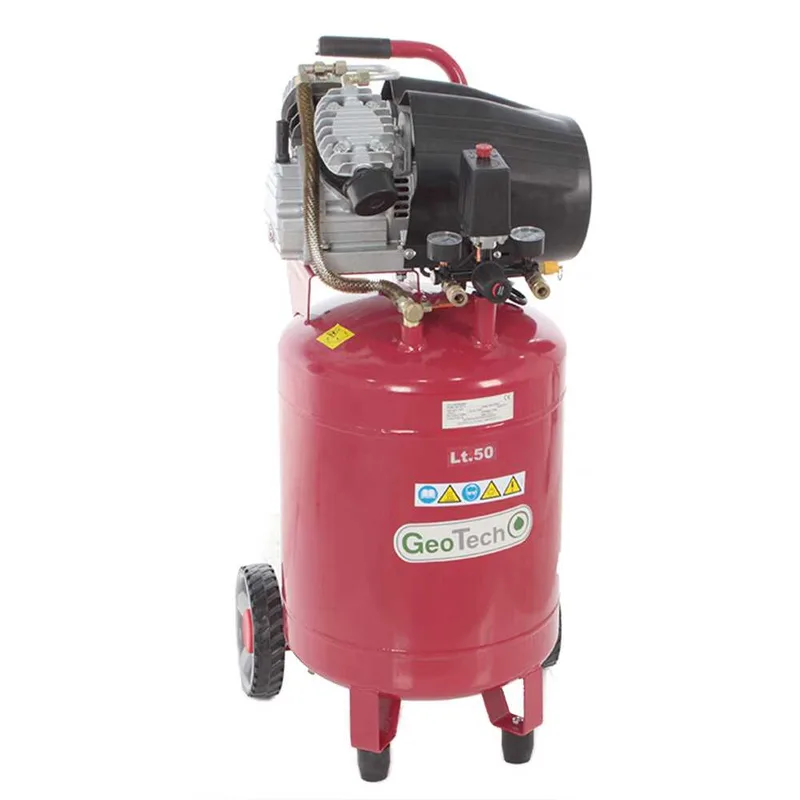 GeoTech AC50V-10-30VC - Compresseur d'air électrique sur chariot vertical - Moteur 3 CV - 50 L air comprimé