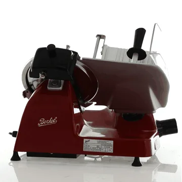 Trancheuse Berkel Pro Line XS25 rouge - Lame en acier chromé de 250 mm
