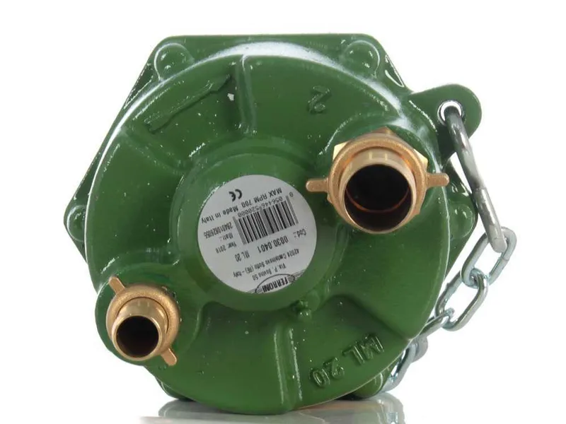Pompe à eau sur prise force tracteur Ferroni ML 20, raccord de 30-19 mm