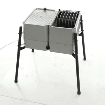 Novital Esterina 24 doigts - Plumeuse à rouleau pour petites volailles