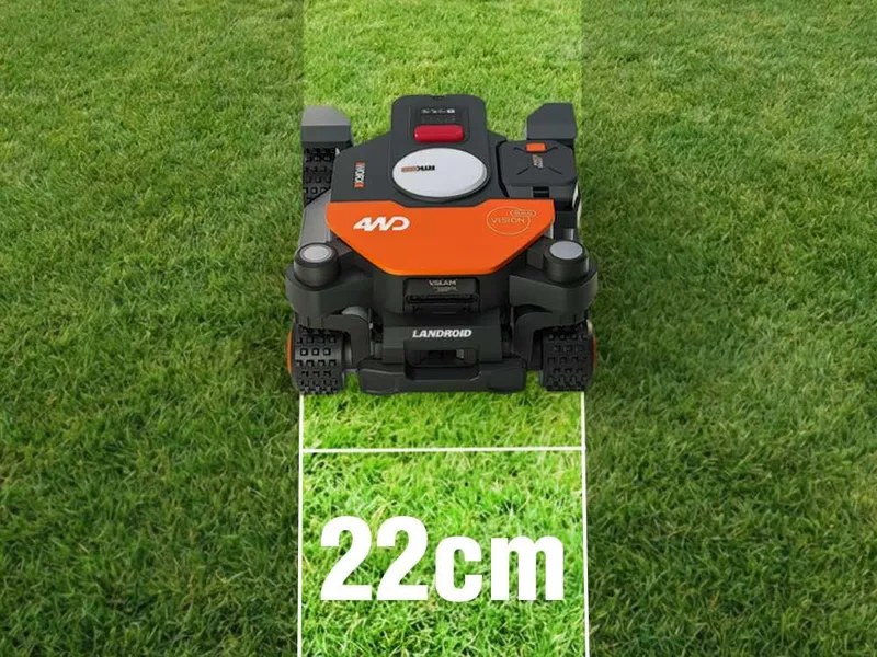 Worx Landroid Vision Cloud WR341E - Robot tondeuse 4WD - Sans installation