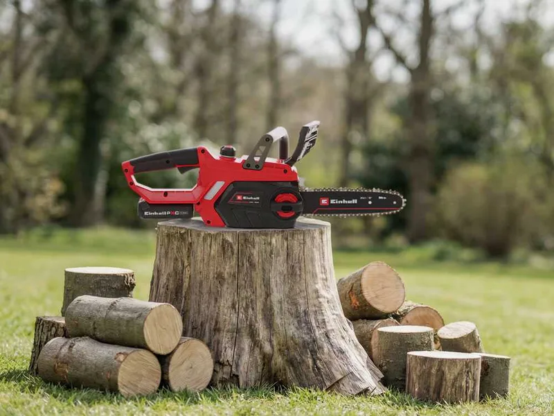 Einhell GE-LC 18/25-1 Li Kit - Tronçonneuse à batterie 18 V 2,5 Ah - Guide de 25 cm