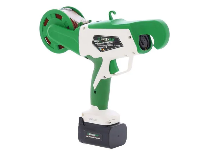 GreenBay TopTie 860 - Lieuse de vigne à batterie - 2 x 14,4 V 2 Ah