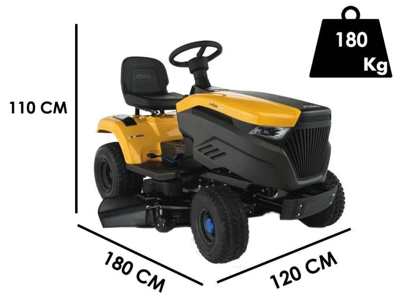 Tondeuse autoportée à batterie Stiga e-Ride S300 - Moteur électrique à batterie 48V/30Ah