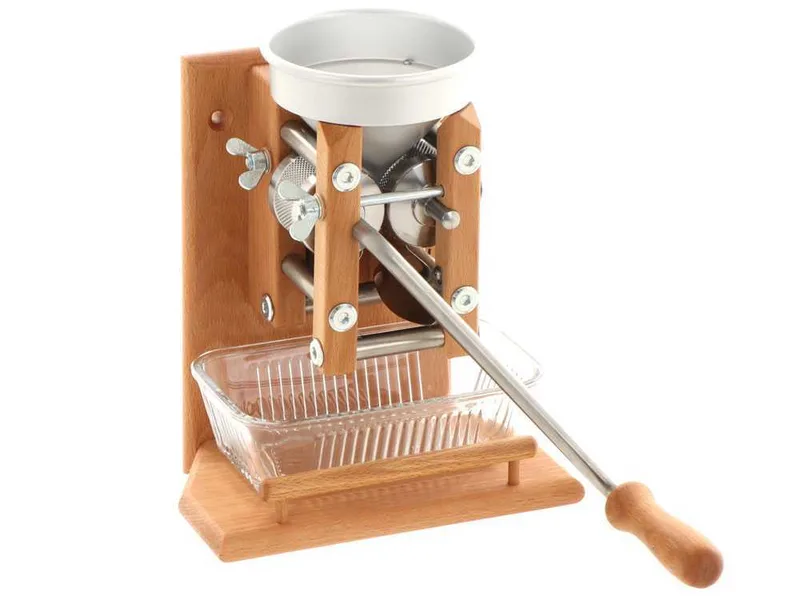 Eschenfelder 1220 en aluminium 150g - Floconneuse manuelle murale avec rouleaux en acier inox