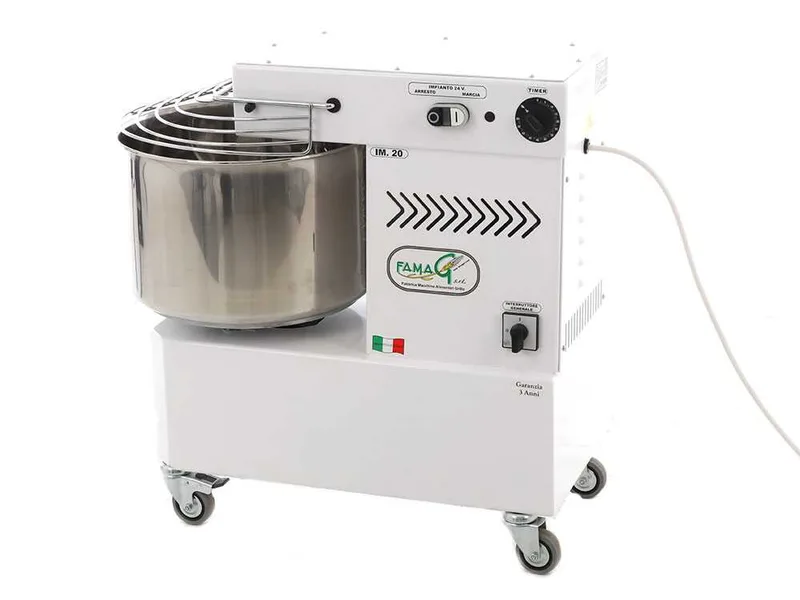 Pétrin à spirale Famag IM20 NEW - moteur électrique monophasé - 18 KG