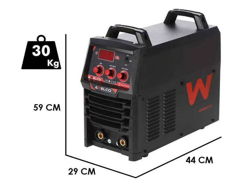 Awelco president 500 - Poste à souder Inverter (mma) - à courant continu (DC) - Triphasé