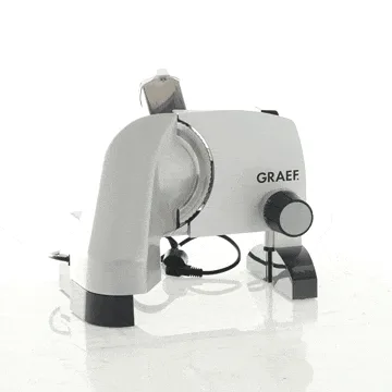 Graef SKS 500 Silver - Trancheuse 2 en 1 avec trancheuse à légumes - Lame de 170 mm