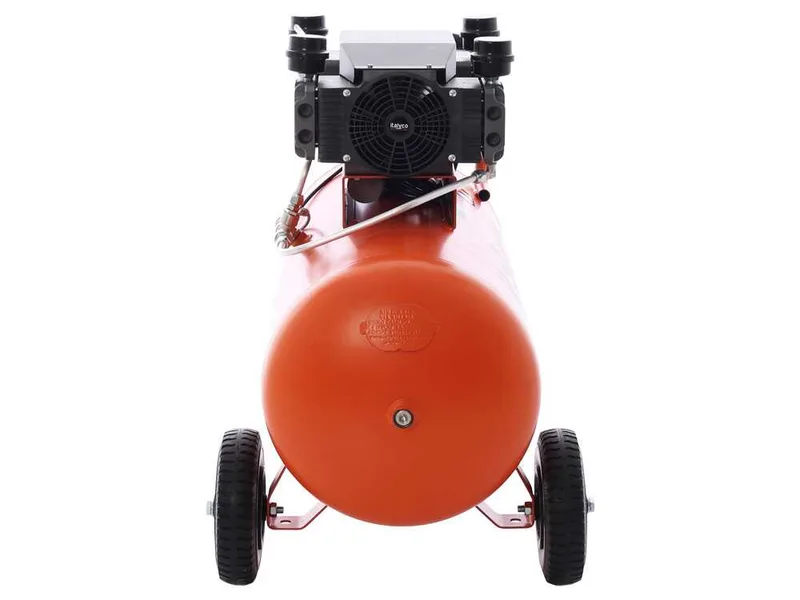 Italyco KP 100/3 OL - Compresseur d'air électrique monophasé silencieux - Sans huile - Moteur 3 CV - 100 L