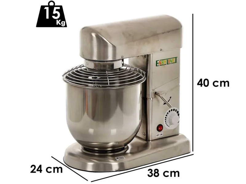 Fimar easyline SLB7 - Batteur mélangeur planétaire - Cuve de 7 litres