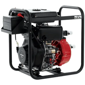 Motopompe diesel Blackstone BD-HH 5100 raccords 50 mm - 2 pouces - Grande Hauteur d'élevation - démarrage électrique - Euro 5
