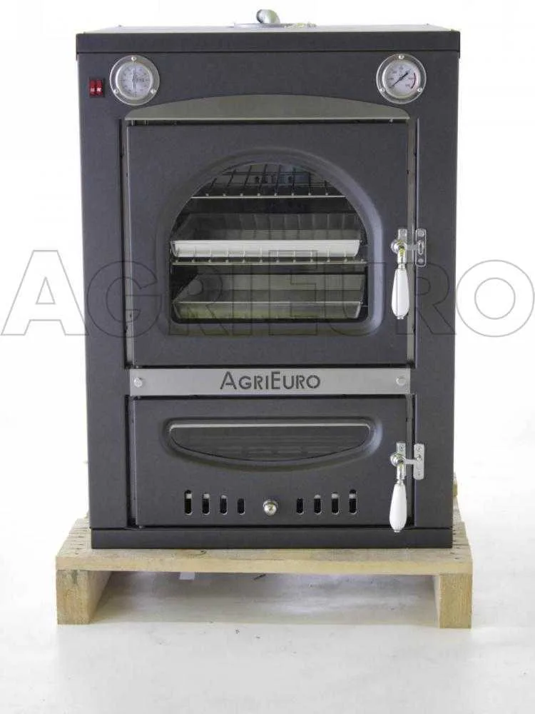 AgriEuro Minimus 50 Inc - Four à bois en acier encastrable - 3 étages