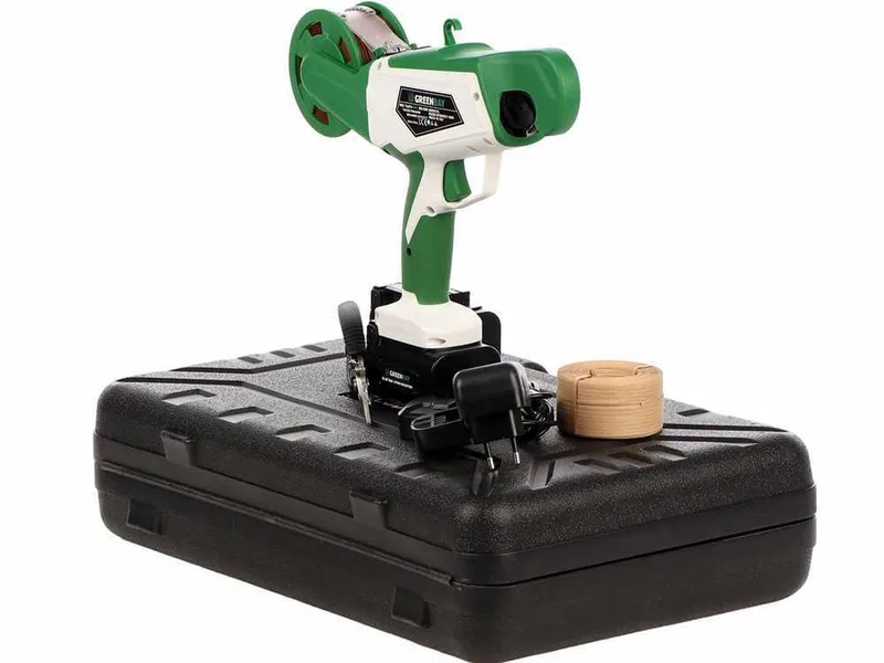 GreenBay TopTie 840 - Lieuse pour vignoble à batterie - 2 x 16.4V 2Ah