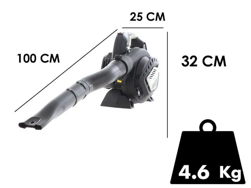 BlackStone WB270 - Souffleur aspirateur thermique moteur 2 temps