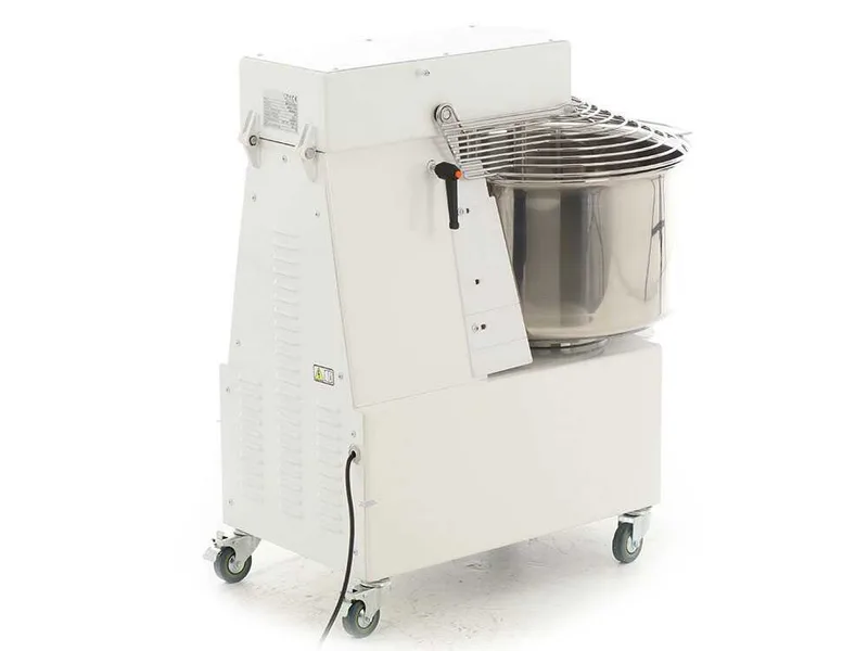 Pétrin à spirale professionnel Seven Italy GHR 40 - 230 V - Avec roues et Minuterie