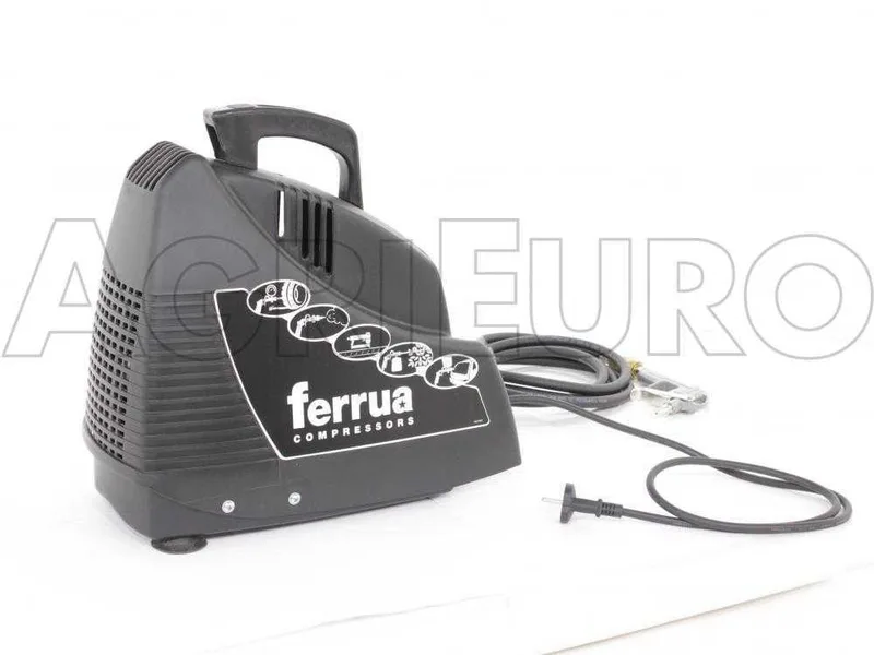 Ferrua Family - Compresseur d'air électrique portatif, oil-less - Moteur 1,5 CV
