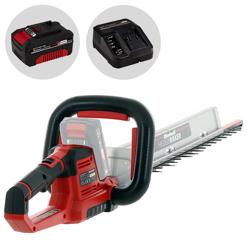 Einhell GE-CH 18/60 Li - Taille-haie à batterie 18 V/4 Ah - Lame de 67 cm