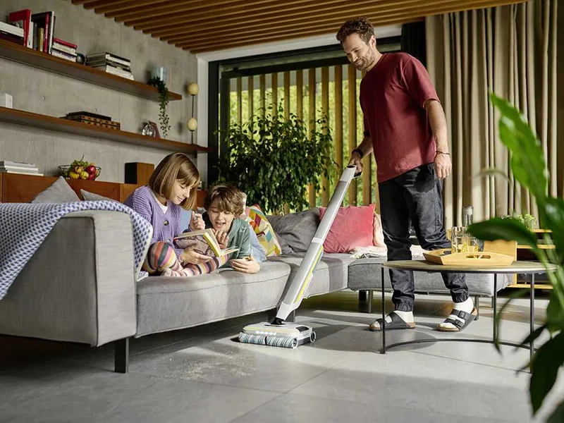 Karcher FC 8 Smart Signature Line - Autolaveuse à batterie 3 en 1 : lave, sèche, aspire