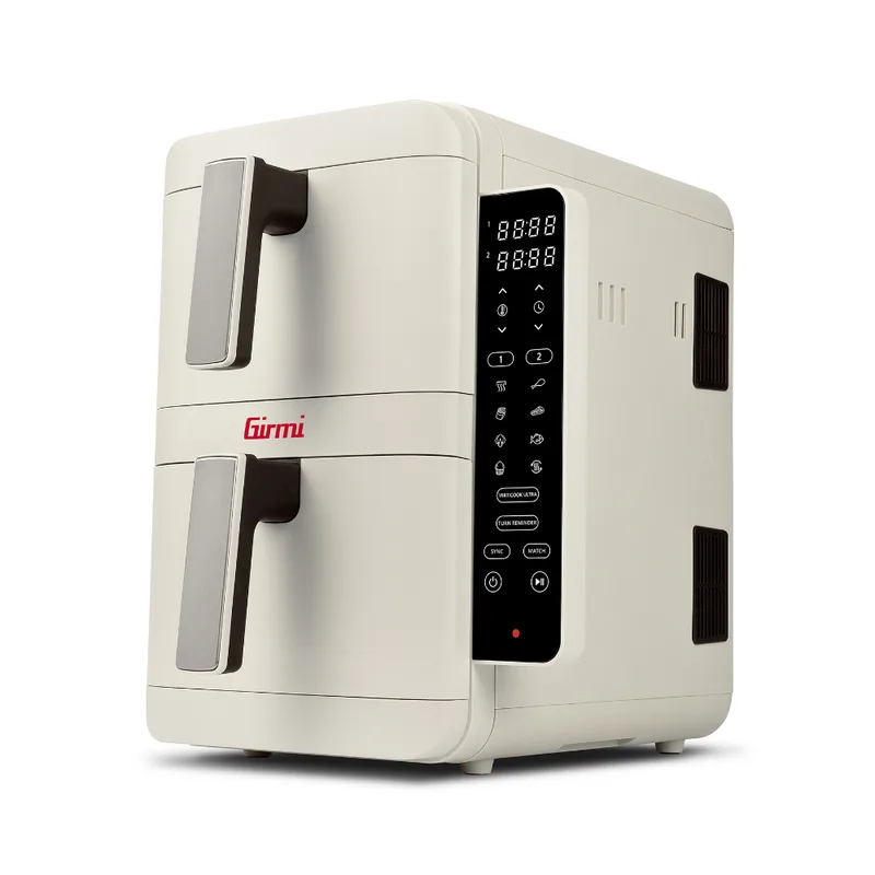 Girmi FG41 EcoFrit Dual - Friteuse à air numérique à double panier 9 L