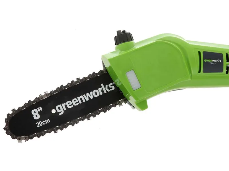 Taille-haies/Élagueuse électrique orientable Greenworks 2Ah - 40V