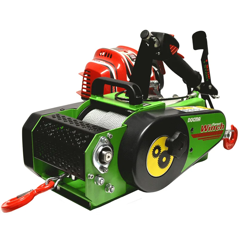 Docma VF150 auto-4 GX50 - Treuil forestier moteur Honda - Câble Ø 5mm de 80m