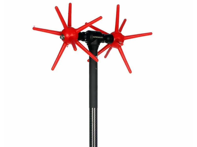 Ripartrak Agrotechnic X.16 Mark II - Peigne vibreur électrique - Mouvement rotatif et vibrant - Perche en carbone 200 cm