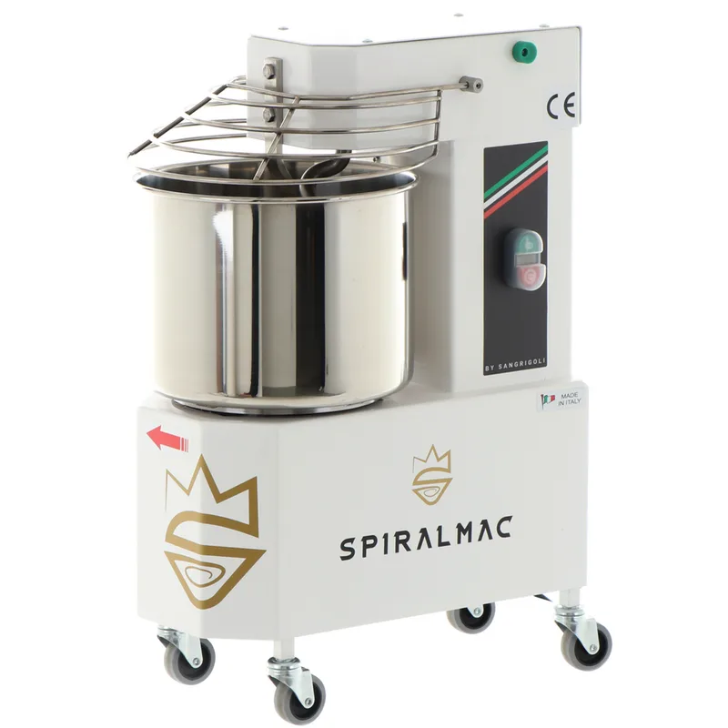Pétrin à spirale SPIRALMAC SV8 monophasé - Capacité pâte 8 Kg