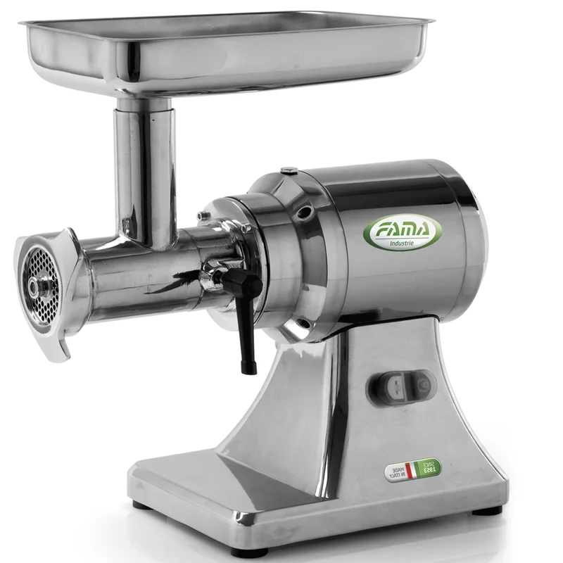 Fama TSK22 UNIKO - Hachoir à viande électrique - Corps en aluminium - Groupe de hachage en acier inox - 230V