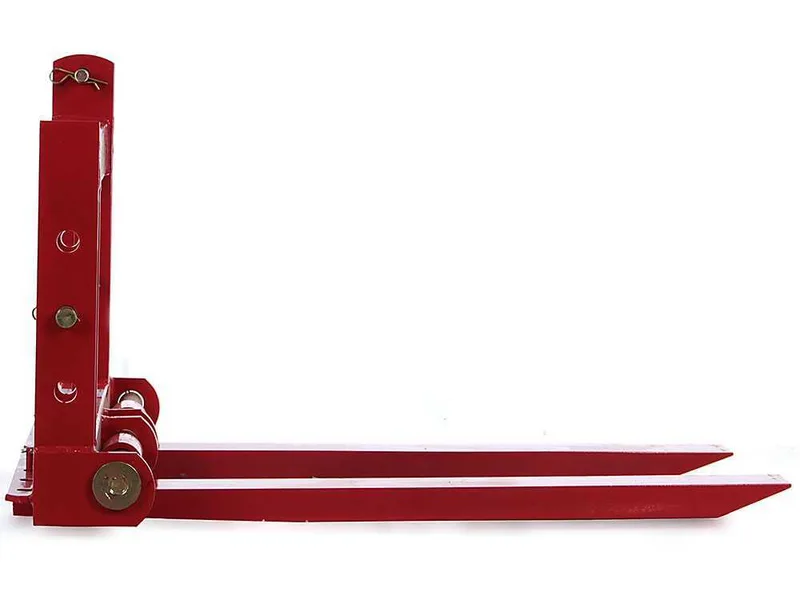 GeoTech D700 - Fourches à palettes pour tracteur - Portepalette postérieure - capacité de charge 700 Kg